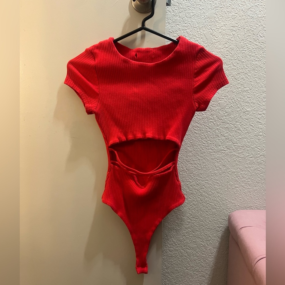 Princess Polly NICOLA BODYSUIT RED - Picture 2 of 5